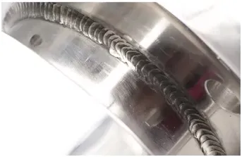 Electromagnetic flowmeter welding